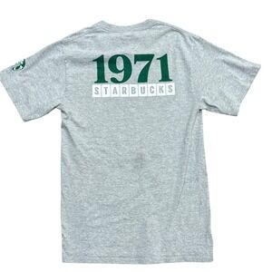 Starbucks 1971 50 Years Anniversary Grey T Shirt Mens Size Small